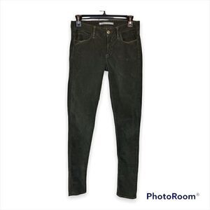 Vince Skinny Corduroys in Dark Olive Green, size 25 - GUC